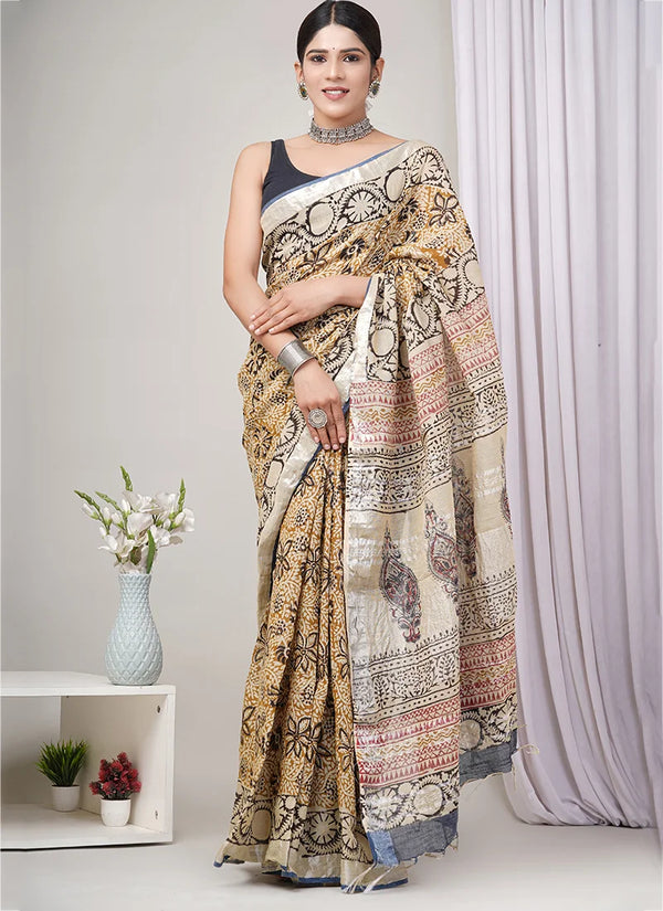 Casual Wear Printed Cotton Saree