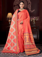 Multi Colour Casual Wear Printed Saree